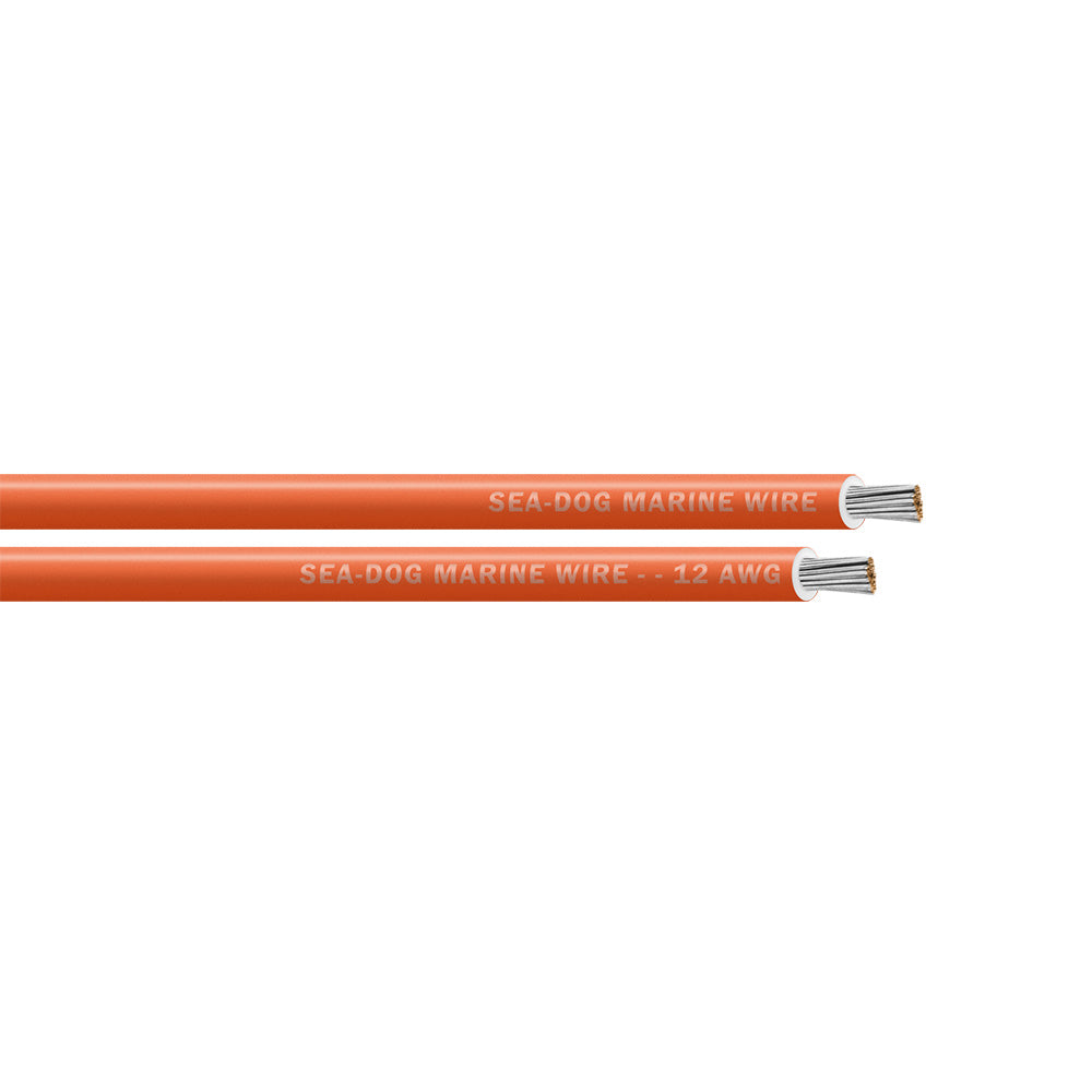 Sea-Dog 12 AWG Orange Primary Wire - 25' [8012080]