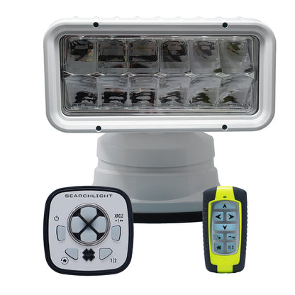 ACR RCL-200 White Wireless LED Searchlight w/URP-103 Wired Point Pad  URH-103 Wireless Handheld Remote [1965]