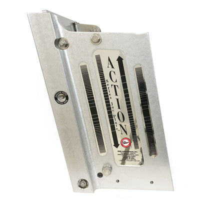 Bob's Machine 8" Setback Action Series Hydraulic Jack Plate - Silver [100-108001-NOPC-NOSPN-NG]