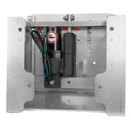 Bob's Machine 10" Setback Action Series Hydraulic Jack Plate - Silver [100-111000-NOPC-NOSPN-NG]