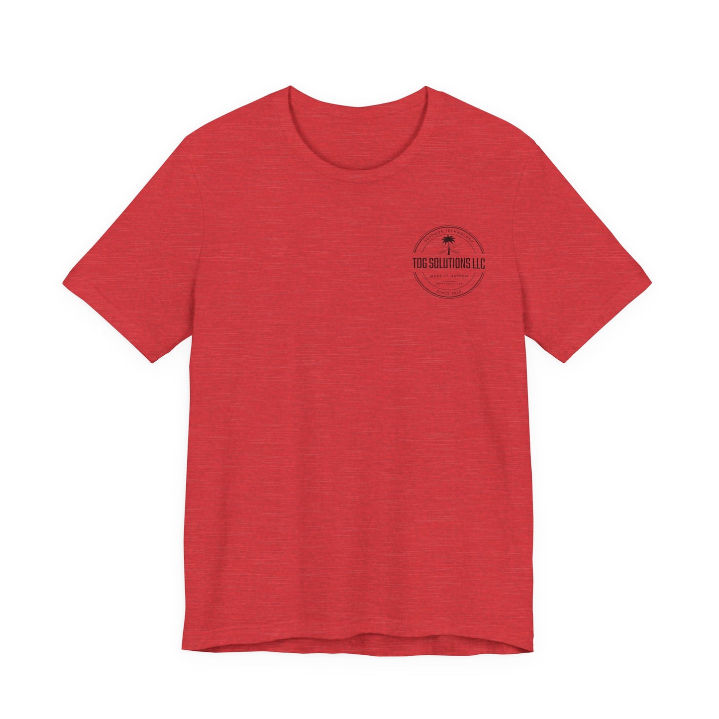 Semi-Sub Surf Club T-Shirt — Retro Tactical Operator Logo Surf Graphic Tee | TDG Solutions Log Front | Semi-Sub Surf Club Logo Back