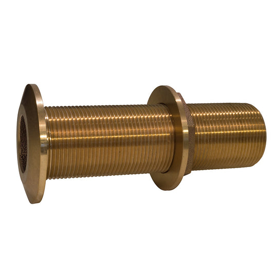 GROCO 2" Bronze Extra Long Thru-Hull Fitting w/Nut  [THXL-2000-W]