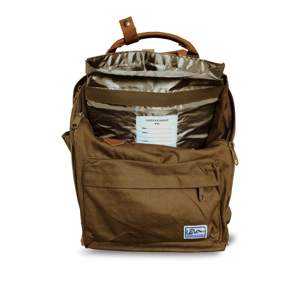 CAVESTOCK Daypack No. 66 Desert – RFID Blocking Backpack