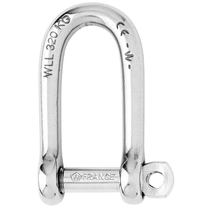 Wichard Self-Locking Long D Shackle - Diameter 8mm - 5/16" [1214W]