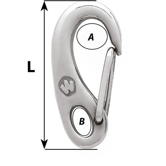 Wichard Snap Hook - Length 3-15/16" [2482W]