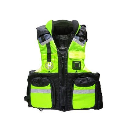 First Watch AV-800 Four Pocket Flotation Vest - Hi-Vis Yellow - XXL to3XL [AV-800-HV-2XL/3XL]