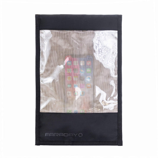 JACKET Pro Window Faraday Bag – 16" x 10.5" w/20,000mah power bank/cables