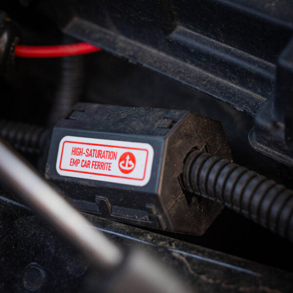 High Saturation Ferrite Vehicle EMP Protection